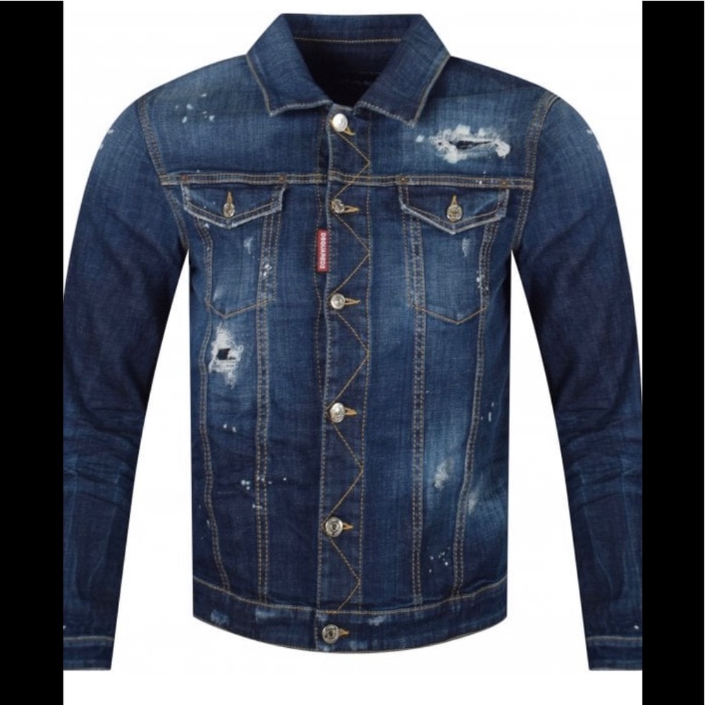 Dsquared2 Tidy Jean Jacket Size 56 / XL - Picture 2 of 11